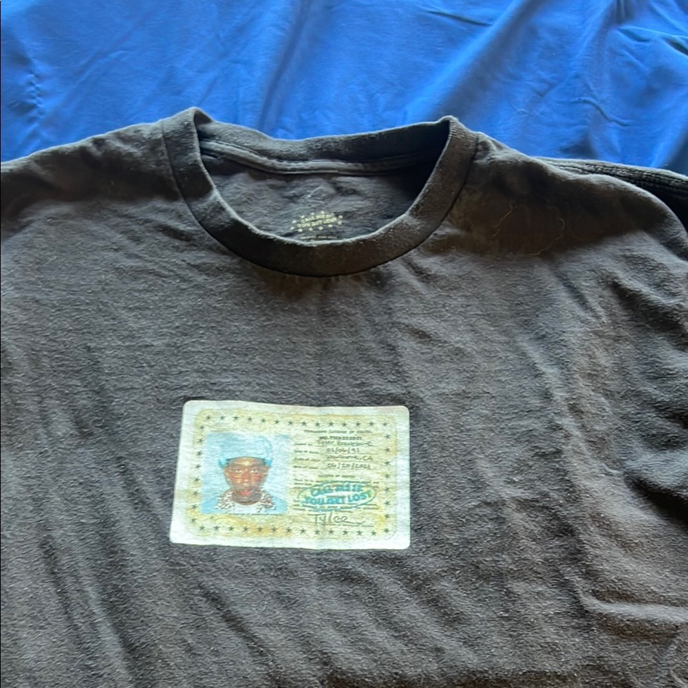 Dark brown Tyler The Creator Call Me When You Get Lost tour T-shirt